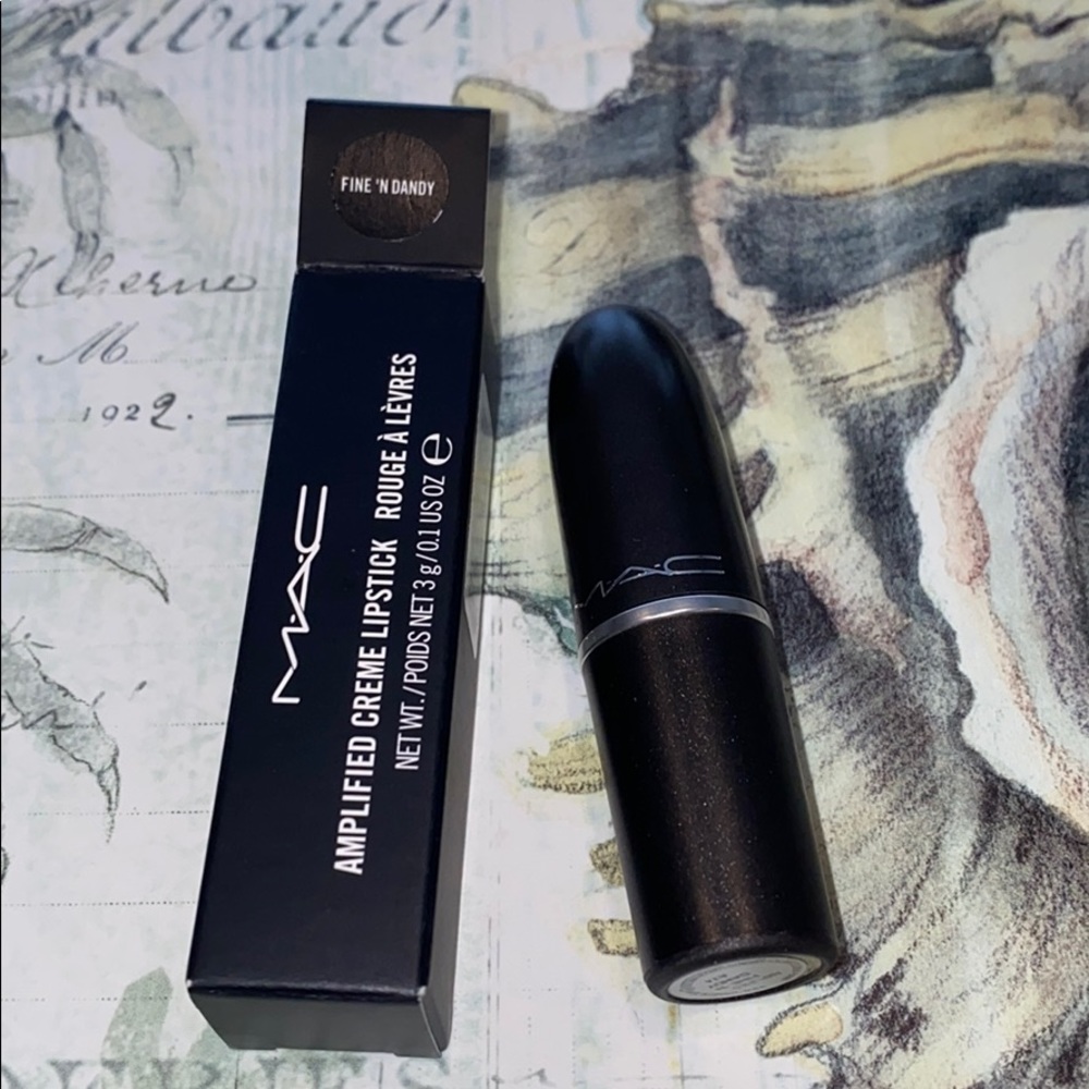MAC COSMETICS FINE ‘N DANDY Amplified Lipstick HTF - Picture 4 of 6